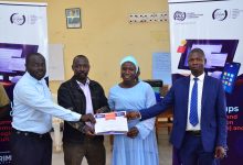 Award of certificate ceremony in Lwengo